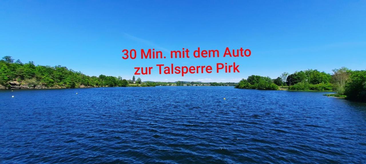 Ferienwohnung "Blick Mylau" - Naehe Freizeitpark Plohn & Weltgroesster Ziegelsteinbruecke رايشنباخ إم فوغتلاند المظهر الخارجي الصورة