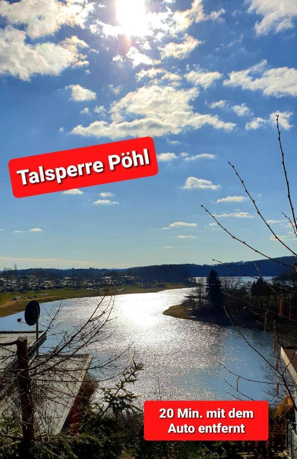 Ferienwohnung "Blick Mylau" - Naehe Freizeitpark Plohn & Weltgroesster Ziegelsteinbruecke رايشنباخ إم فوغتلاند المظهر الخارجي الصورة