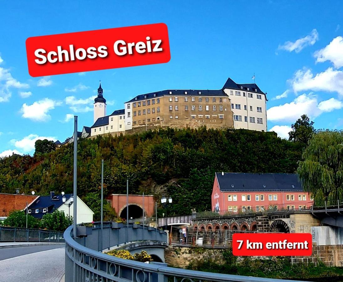 Ferienwohnung "Blick Mylau" - Naehe Freizeitpark Plohn & Weltgroesster Ziegelsteinbruecke رايشنباخ إم فوغتلاند المظهر الخارجي الصورة