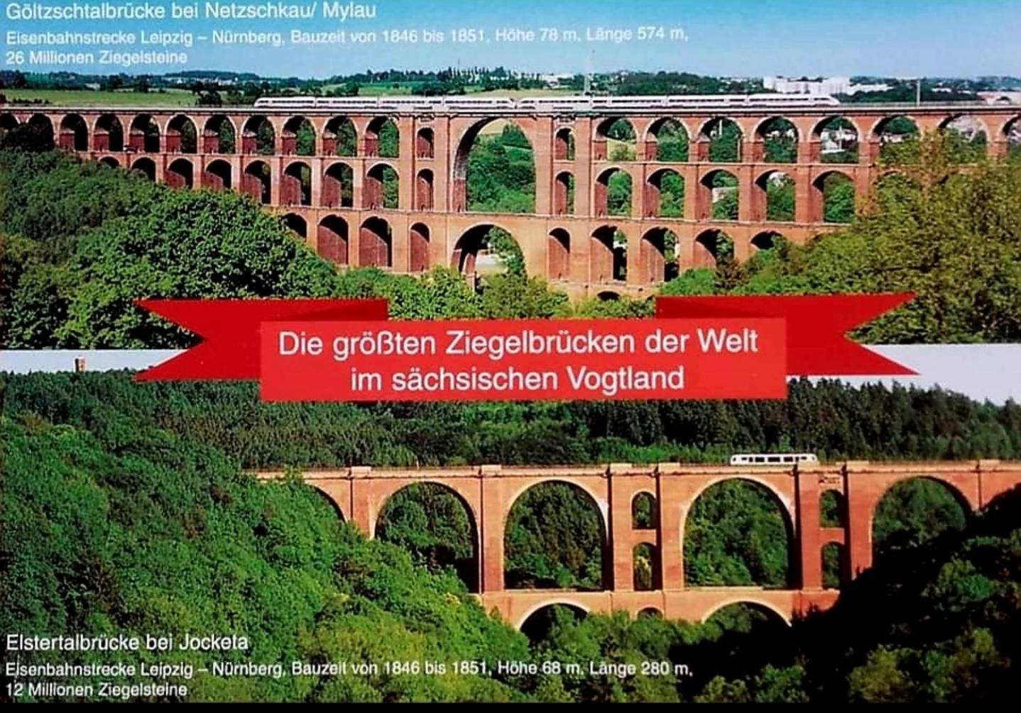 Ferienwohnung "Blick Mylau" - Naehe Freizeitpark Plohn & Weltgroesster Ziegelsteinbruecke رايشنباخ إم فوغتلاند المظهر الخارجي الصورة
